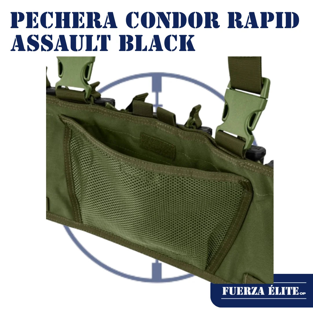 PECHERA CONDOR RAPID ASSAULT BLACK REF MCR6-002