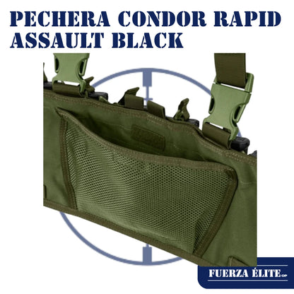 PECHERA CONDOR RAPID ASSAULT BLACK REF MCR6-002