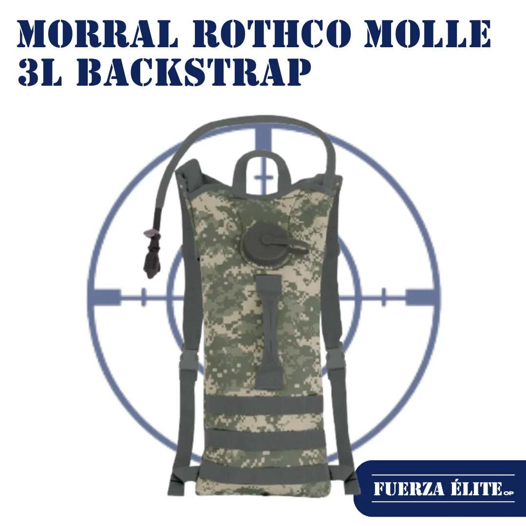 MORRAL ROTHCO MOLLE 3 LITER BACKSTRAP HYDRATION SYSTEM ACU DIGITAL CAMO REF 2820