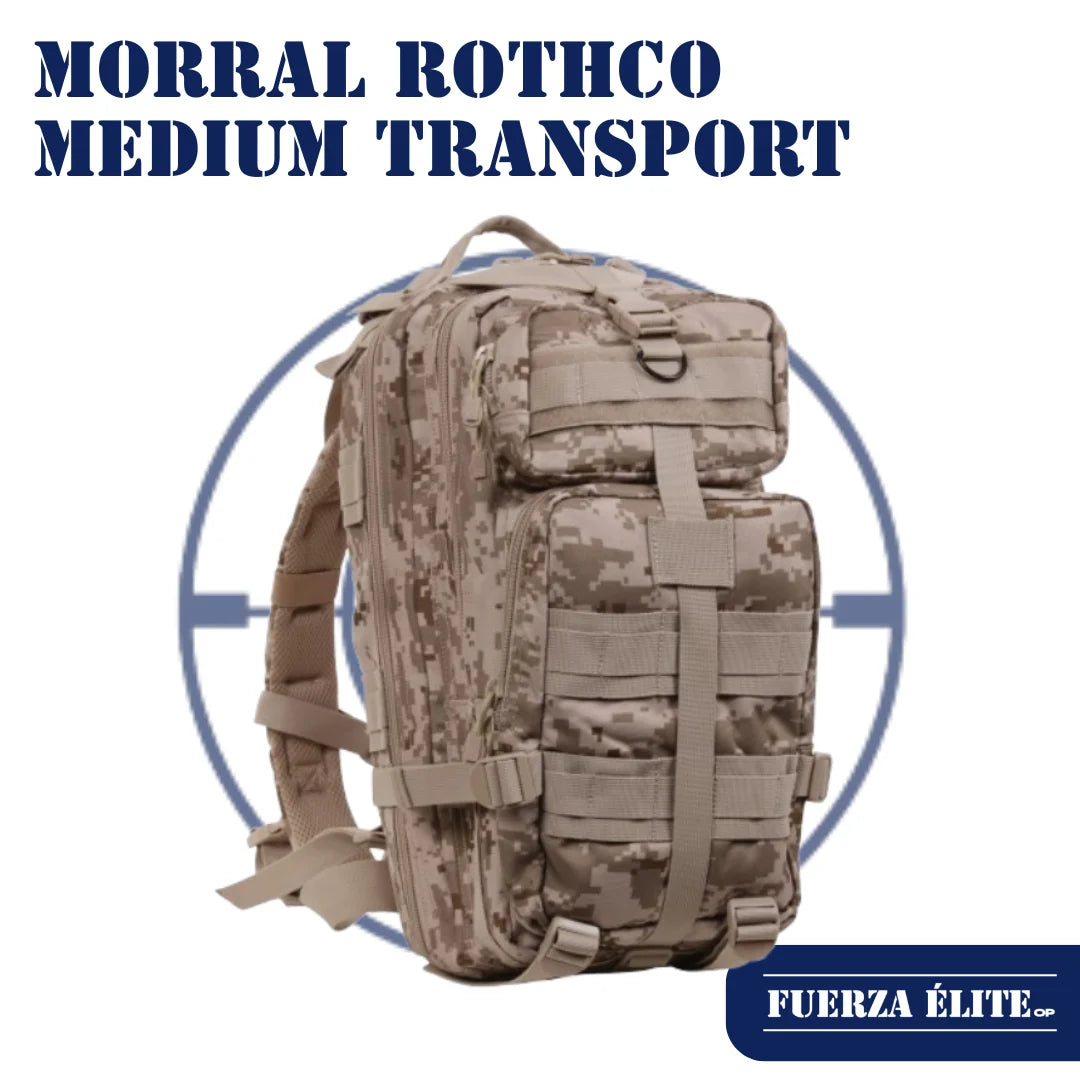 MORRAL ROTHCO MEDIUM TRANSPORT DESERT DIGITAL CAMO REF 2539