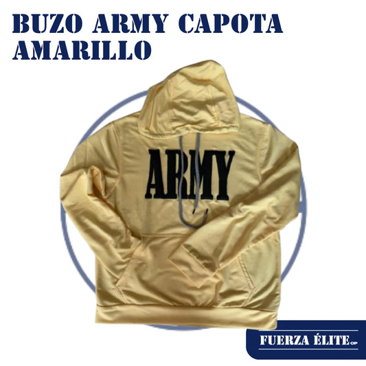 BUZO ARMY CAPOTA AMARILLO