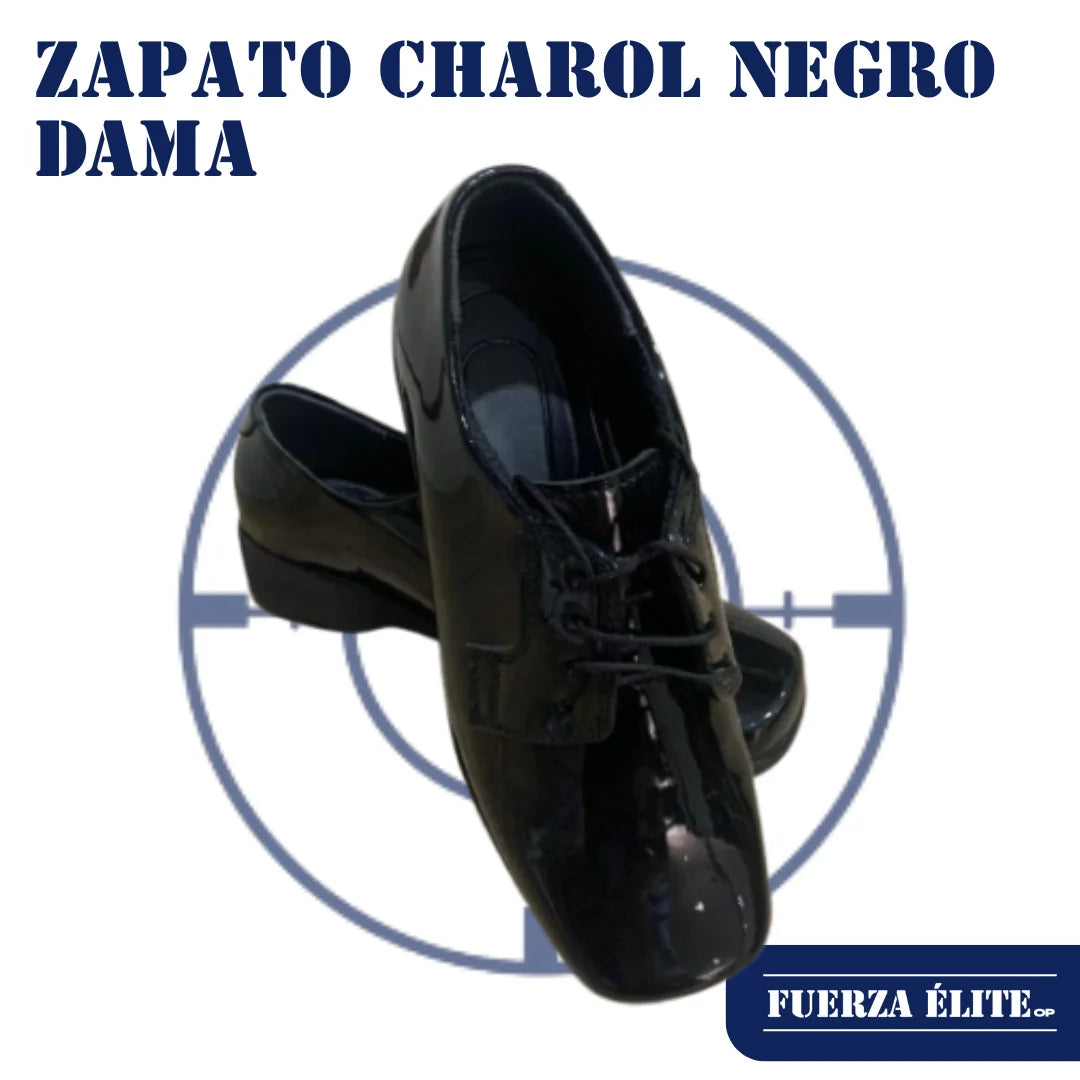 ZAPATO CHAROL NEGRO REF. 253127-19 DAMA