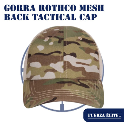 GORRA ROTHCO MESH BACK TACTICAL CAP-MULTICAM/KHAKI 99554