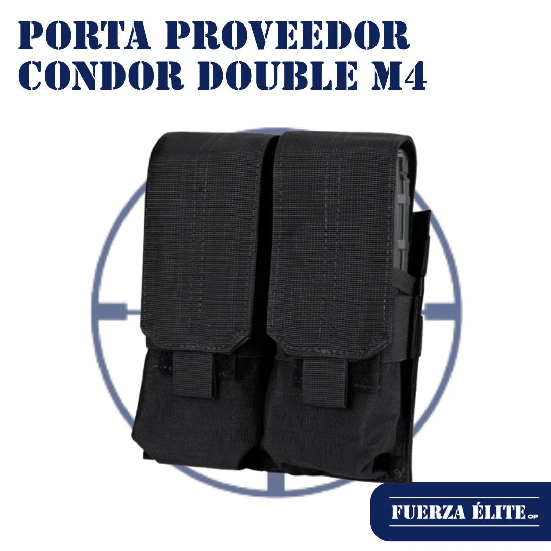 PORTA PROVEEDOR CONDOR DOUBLE M4 BLACK REF MA4-002