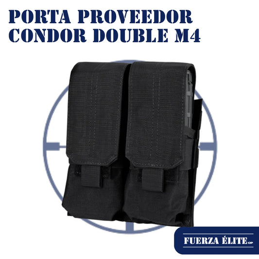 PORTA PROVEEDOR CONDOR DOUBLE M4 BLACK REF MA4-002