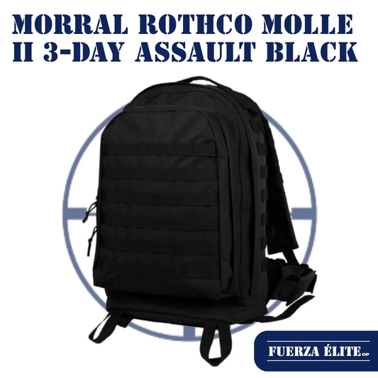 MORRAL ROTHCO MOLLE II 3-DAY ASSAULT BLACK REF 40139