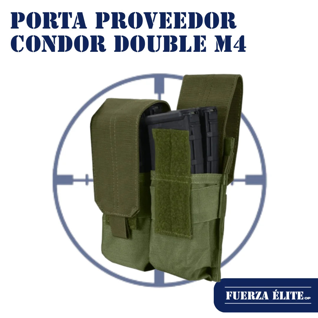 PORTA PROVEEDOR CONDOR DOUBLE M4 BLACK REF MA4-002