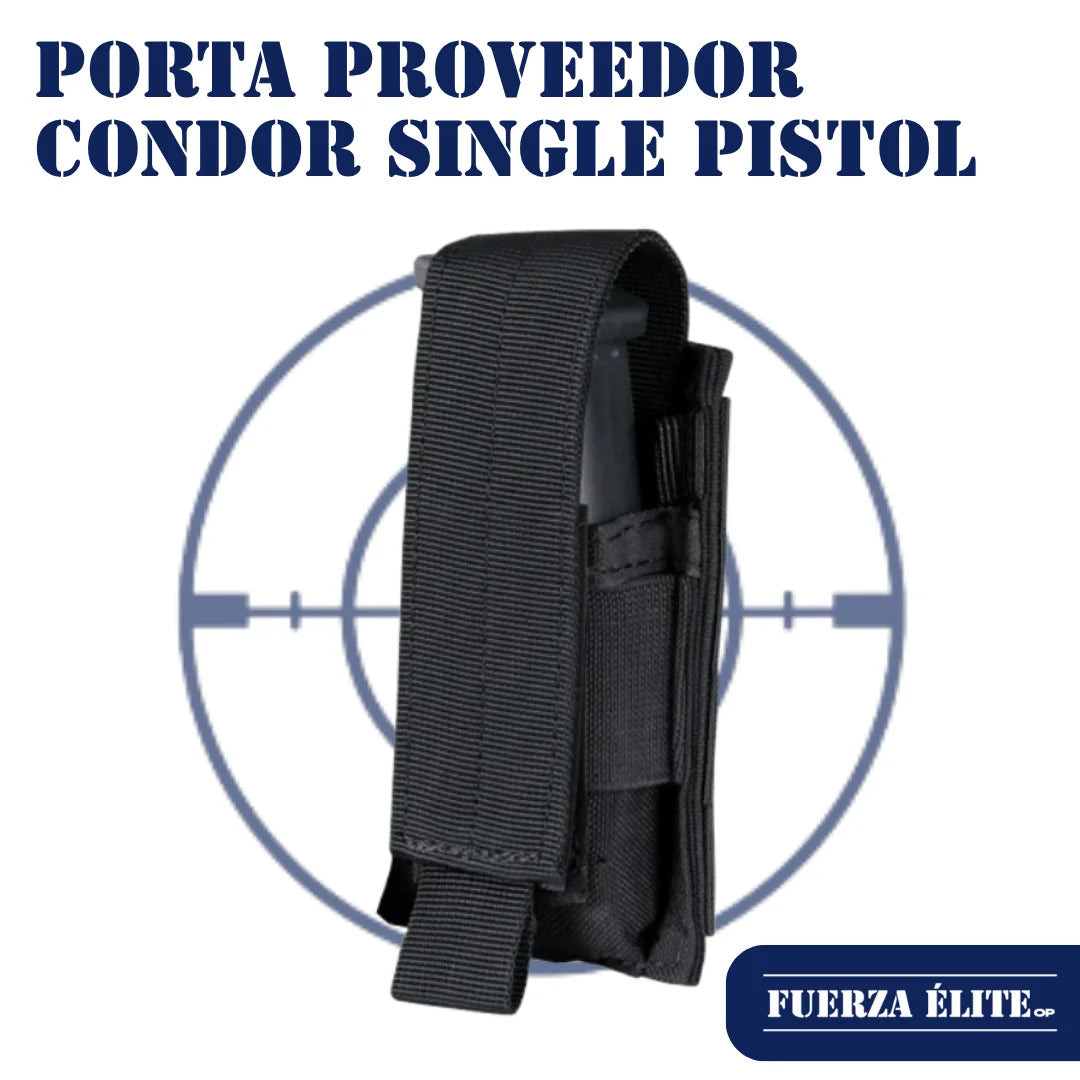 PORTA PROVEEDOR CONDOR SINGLE PISTOL BLACK REF MA32-002