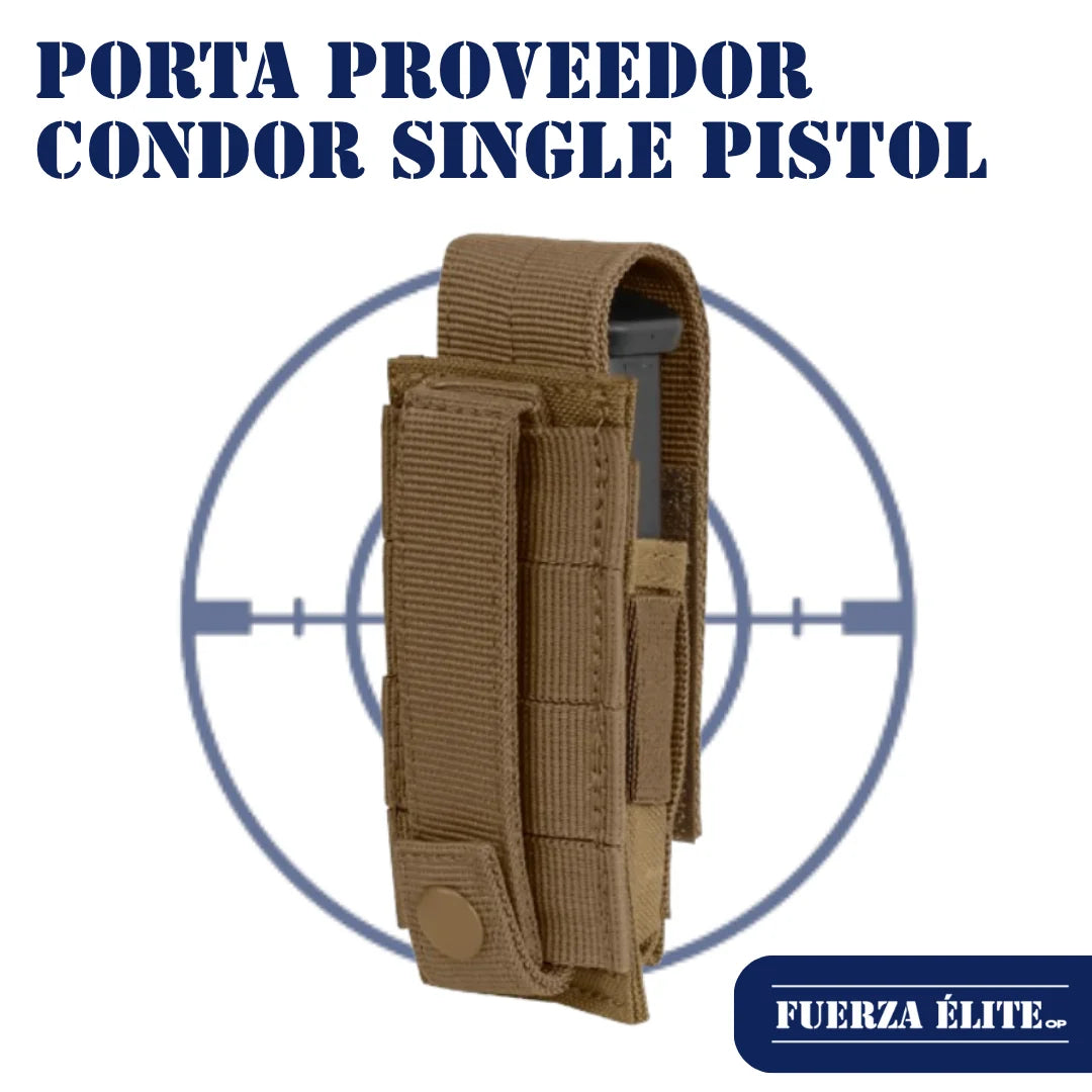 PORTA PROVEEDOR CONDOR SINGLE PISTOL COYOTE REF MA32-498