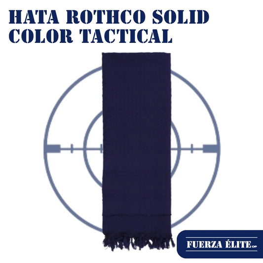 HATA ROTHCO SOLID COLOR TACTICAL DESERT KEFFIYEH NAVY BLUE REF 8637