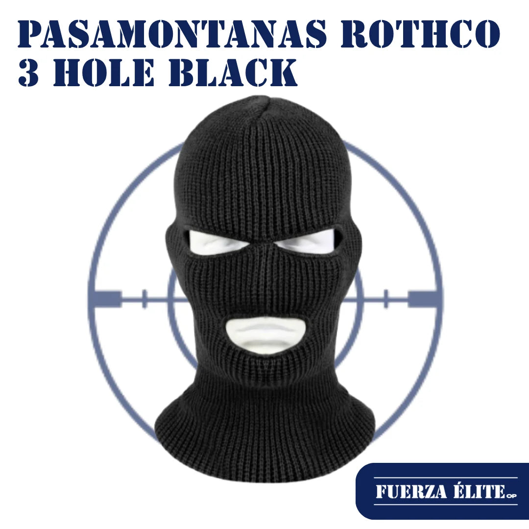 PASAMONTANAS ROTHCO 3 HOLE BLACK REF 5504
