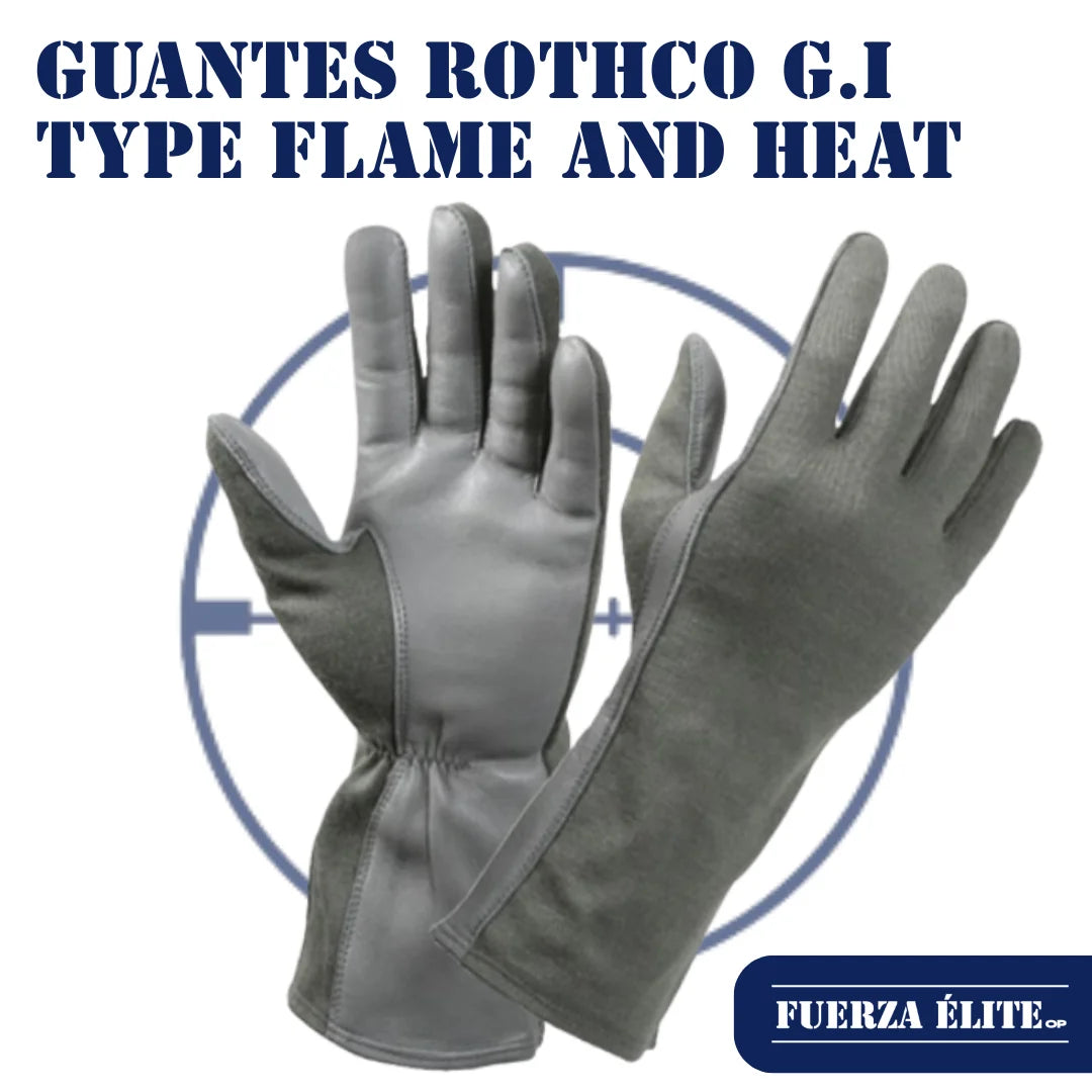 GUANTES ROTHCO G.I TYPE FLAME AND HEAT RESISTANT FLIGHT FOLIAGE GREEN REF 3473