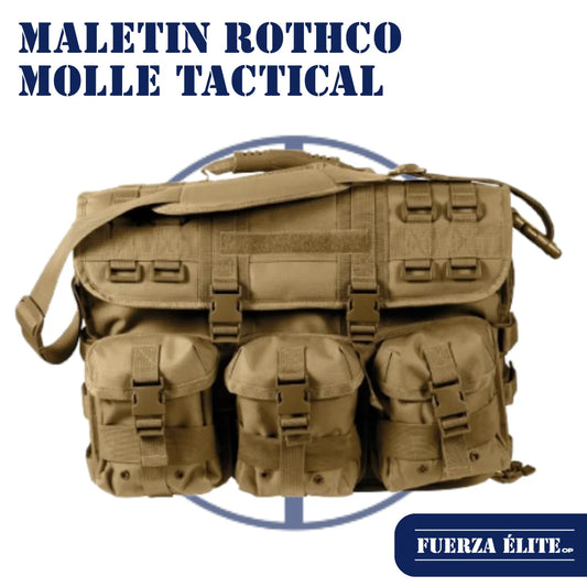MALETIN ROTHCO MOLLE TACTICAL LAPTOP BRIEFCASE COYOTE BROWN REF 3191