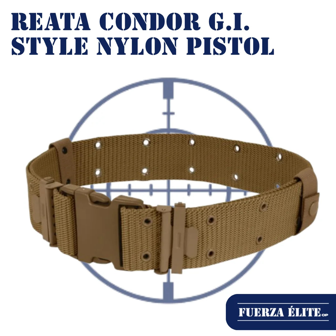 REATA CONDOR G.I. STYLE NYLON PISTOL COYOTE BROWN REF PB-498