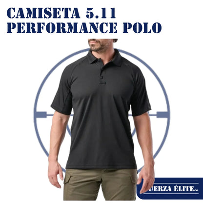 CAMISETA 5.11 PERFORMANCE SHORT SLEEVE POLO BLACK REF 71049-019