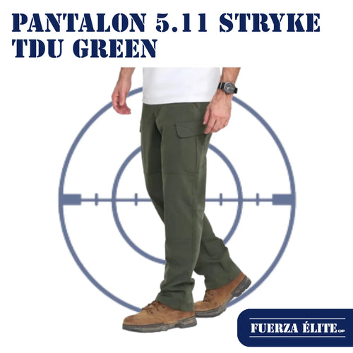 PANTALON 5.11 STRYKE TDU GREEN REF 74369-190