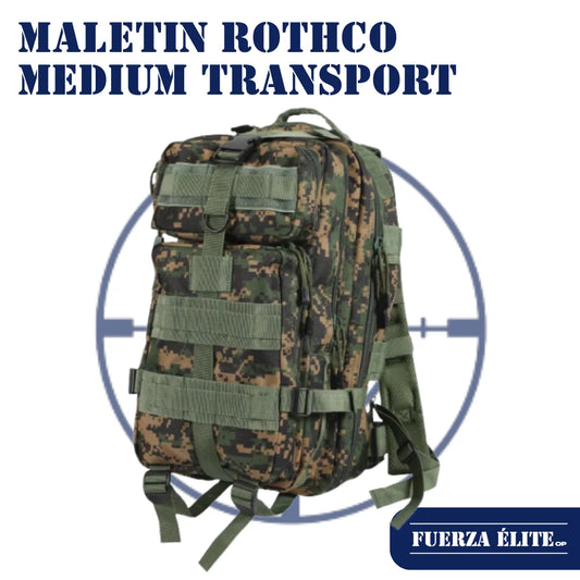 MORRAL ROTHCO MEDIUM TRANSPORT WOODLAND DIGITAL CAMO REF 2559