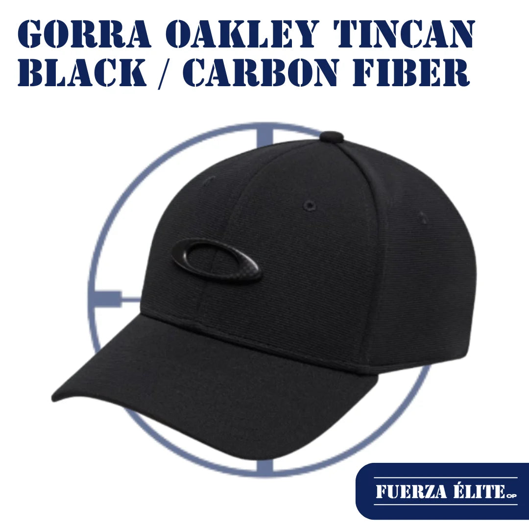 GORRA OAKLEY TINCAN BLACK / CARBON FIBER REF 911545-01W