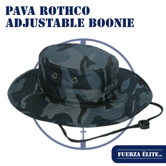 PAVA ROTHCO ADJUSTABLE BOONIE MIDNIGHT BLUE CAMO REF 52560