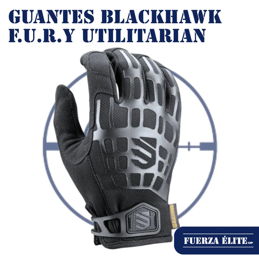 GUANTES BLACKHAWK F.U.R.Y UTILITARIAN BLACK REF GT001BK