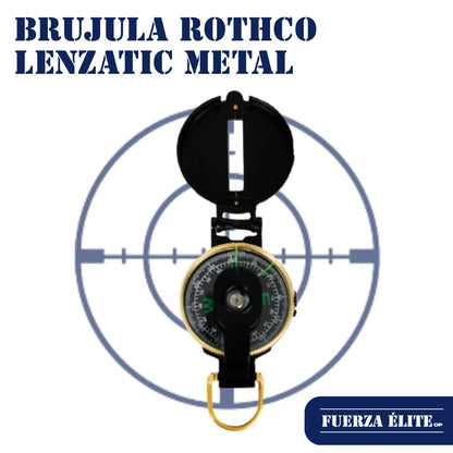 BRUJULA ROTHCO LENZATIC METAL REF 399