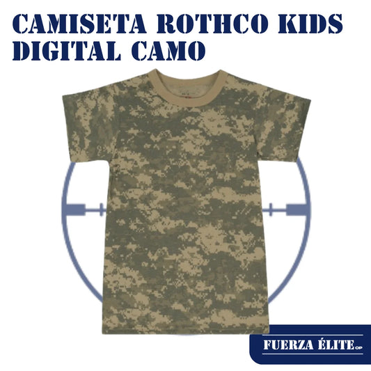CAMISETA ROTHCO KIDS DIGITAL CAMO ACU DIGITAL CAMO REF 6773