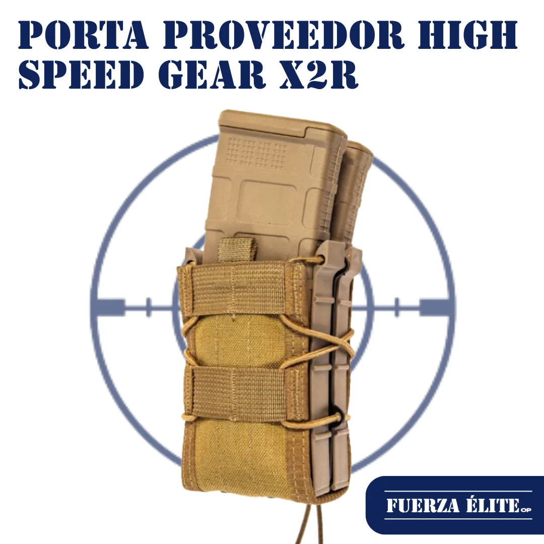 PORTA PROVEEDOR HIGH SPEED GEAR X2R DOUBLE RIFLE TACO MOLLE COYOTE REF 112R00CB