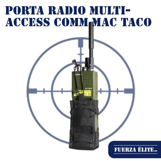 PORTA RADIO HIGH SPEED GEAR MULTI-ACCESS COMM MAC TACO MOLLE BLACK REF 11MAC0BK