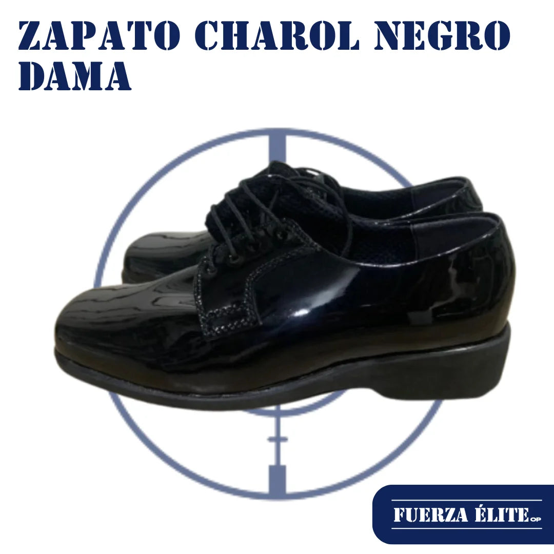 ZAPATO CHAROL NEGRO REF. 253127-19 DAMA