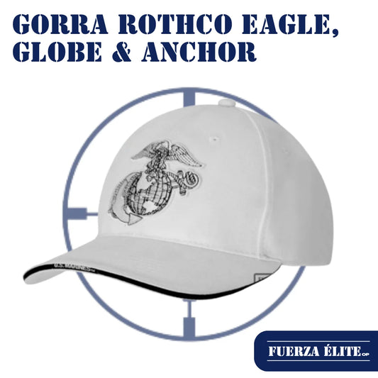GORRA ROTHCO EAGLE, GLOBE & ANCHOR LOW PROFILE WHITE REF 3613