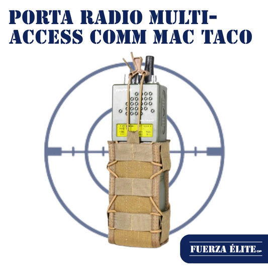 PORTA RADIO HIGH SPEED GEAR MULTI-ACCESS COMM MAC TACO MOLLE COYOTE BROWN REF 11MAC0CB