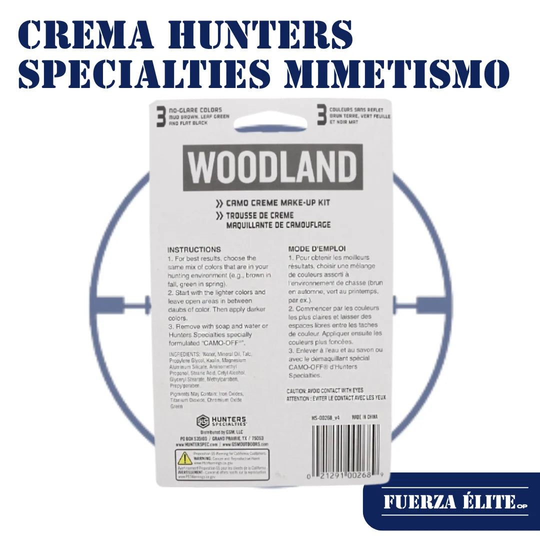 CREMA HUNTERS SPECIALTIES MIMETISMO 3 TUBOS