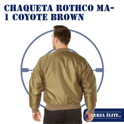 CHAQUETA ROTHCO MA-1 FLIGHT COYOTE BROWN REF 7544