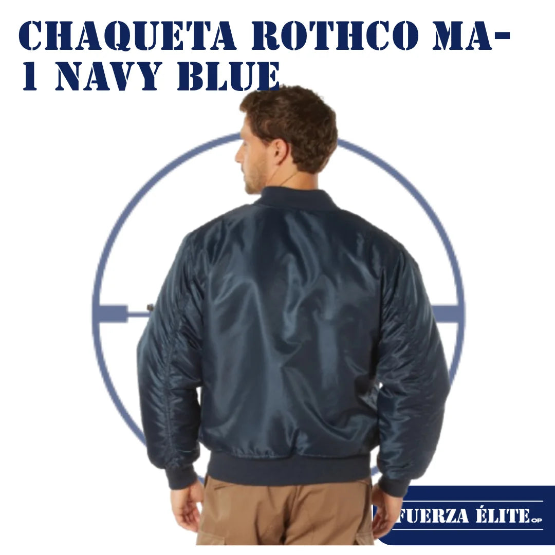 CHAQUETA ROTHCO MA-1 FLIGHT NAVY BLUE REF 7325