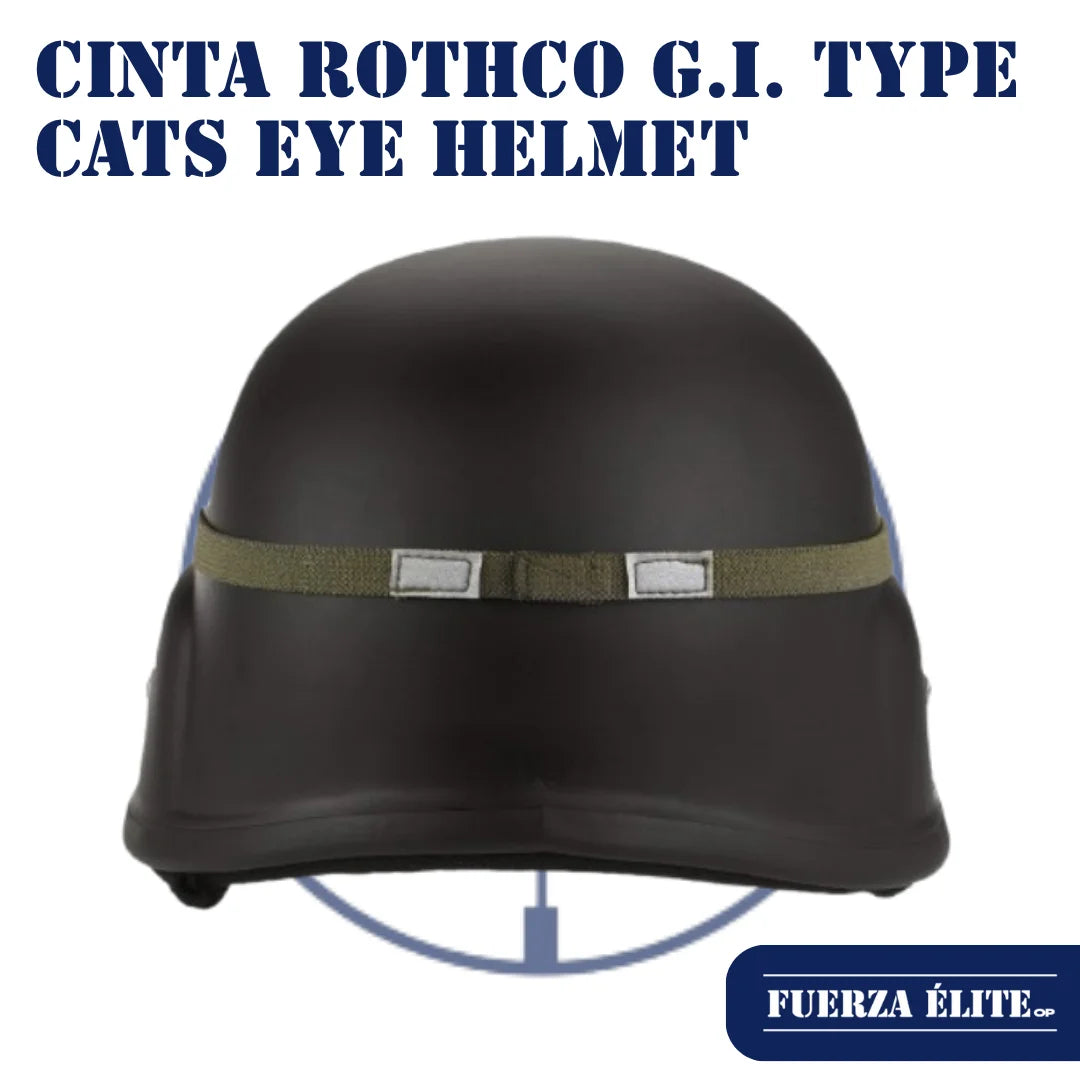 CINTA ROTHCO G.I. TYPE CATS EYE HELMET FOLIAGE GREEN REF 9256
