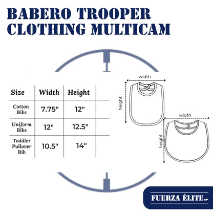 BABERO TROOPER CLOTHING MULTICAM/OCP BOOTS AND BOWS REF 2553