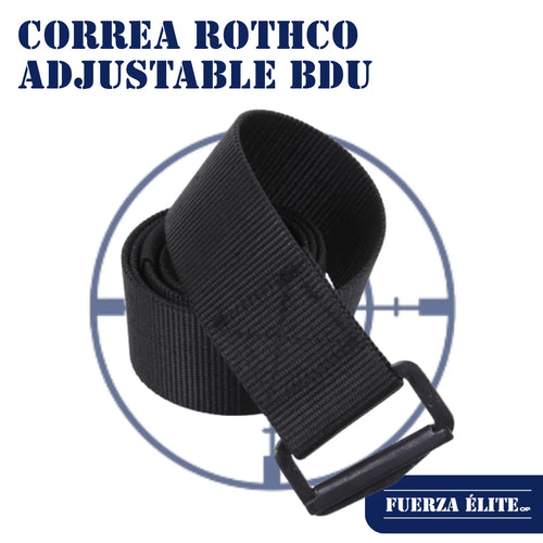 CORREA ROTHCO ADJUSTABLE BDU BLACK REF 4198-44"