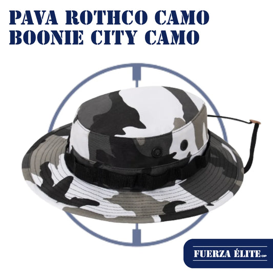 PAVA ROTHCO CAMO BOONIE CITY CAMO REF 5801