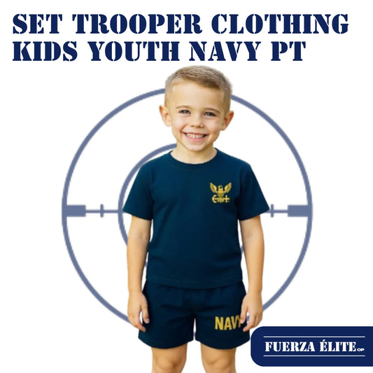 SET TROOPER CLOTHING KIDS YOUTH NAVY PT UNIFORM REF 771
