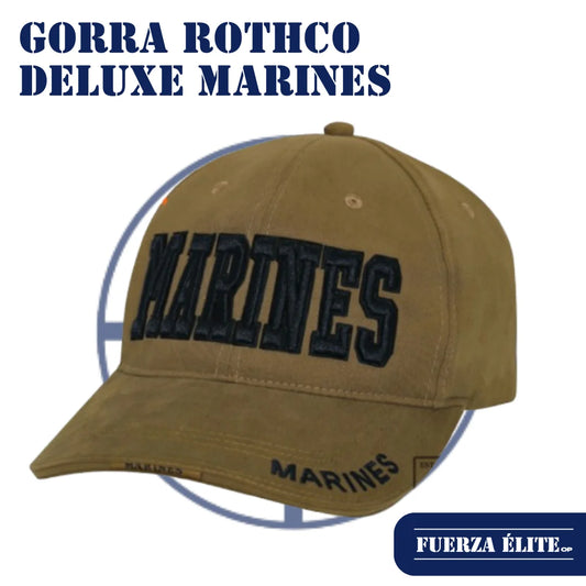 GORRA ROTHCO DELUXE MARINES LOW PROFILE INSIGNIA COYOTE BROWN REF 3548