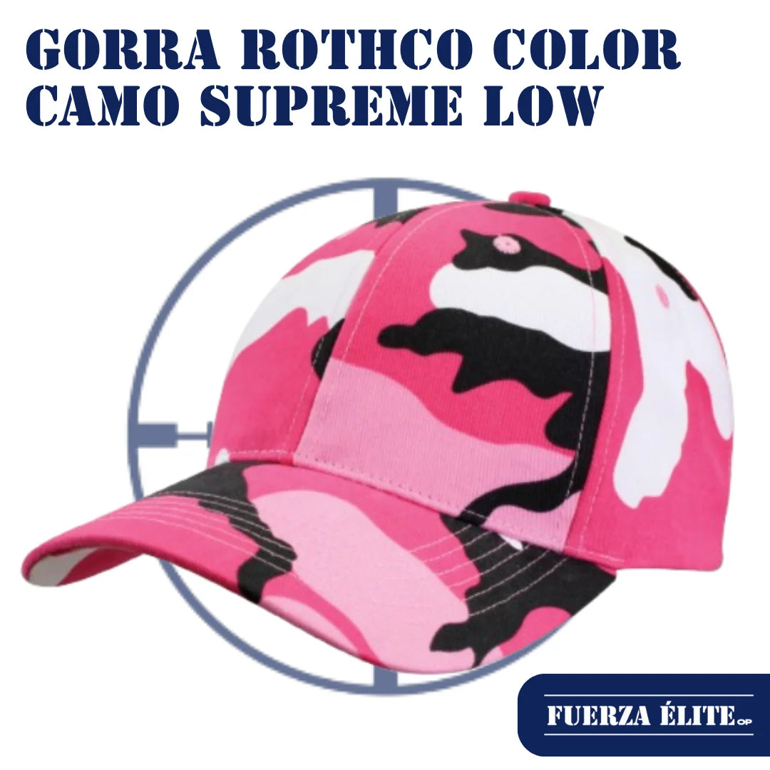 GORRA ROTHCO COLOR CAMO SUPREME LOW PROFILE PINK CAMO REF 9180