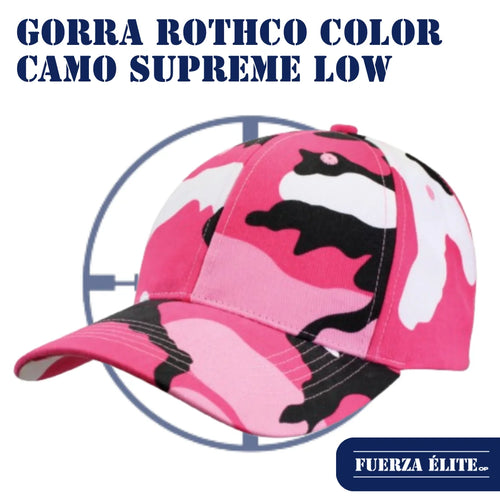 GORRA ROTHCO COLOR CAMO SUPREME LOW PROFILE PINK CAMO REF 9180