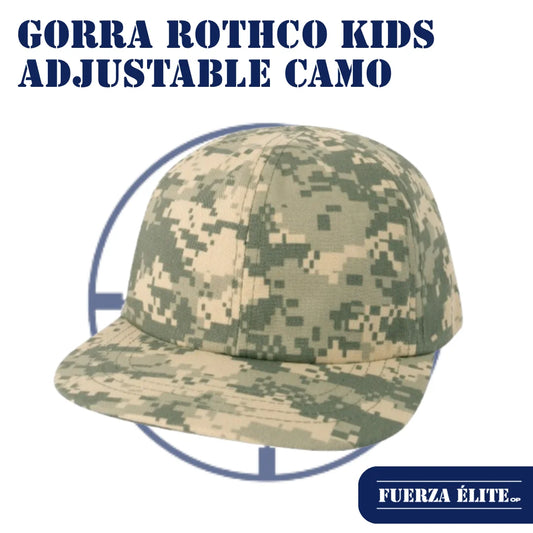 GORRA ROTHCO KIDS ADJUSTABLE CAMO ACU DIGITAL CAMO REF 5650