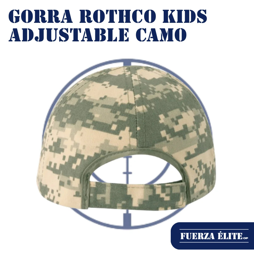 GORRA ROTHCO KIDS ADJUSTABLE CAMO ACU DIGITAL CAMO REF 5650