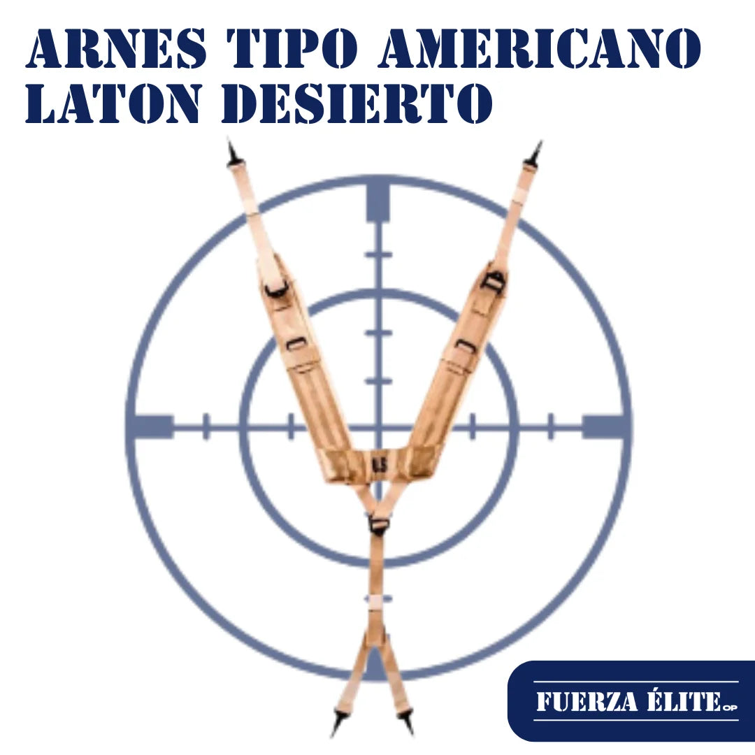 ARNES TIPO AMERICANO HERRAJES LATON DESIERTO