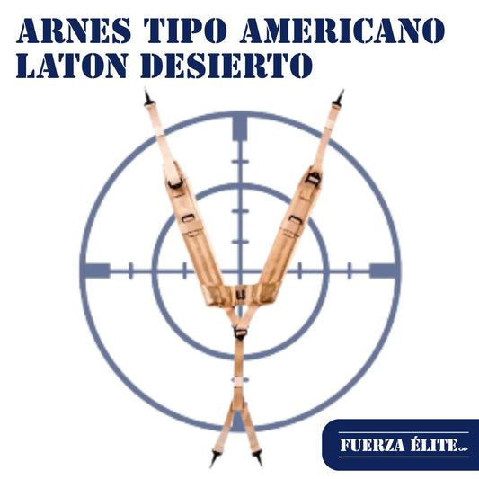 ARNES TIPO AMERICANO HERRAJES LATON DESIERTO