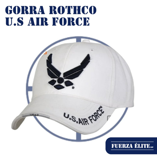 GORRA ROTHCO DELUXE U.S AIR FORCE WING LOW PROFILE INSIGNIA WHITE REF 9154