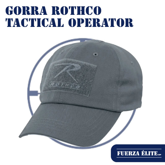 GORRA ROTHCO TACTICAL OPERATOR GUNMETAL GREY REF 9362