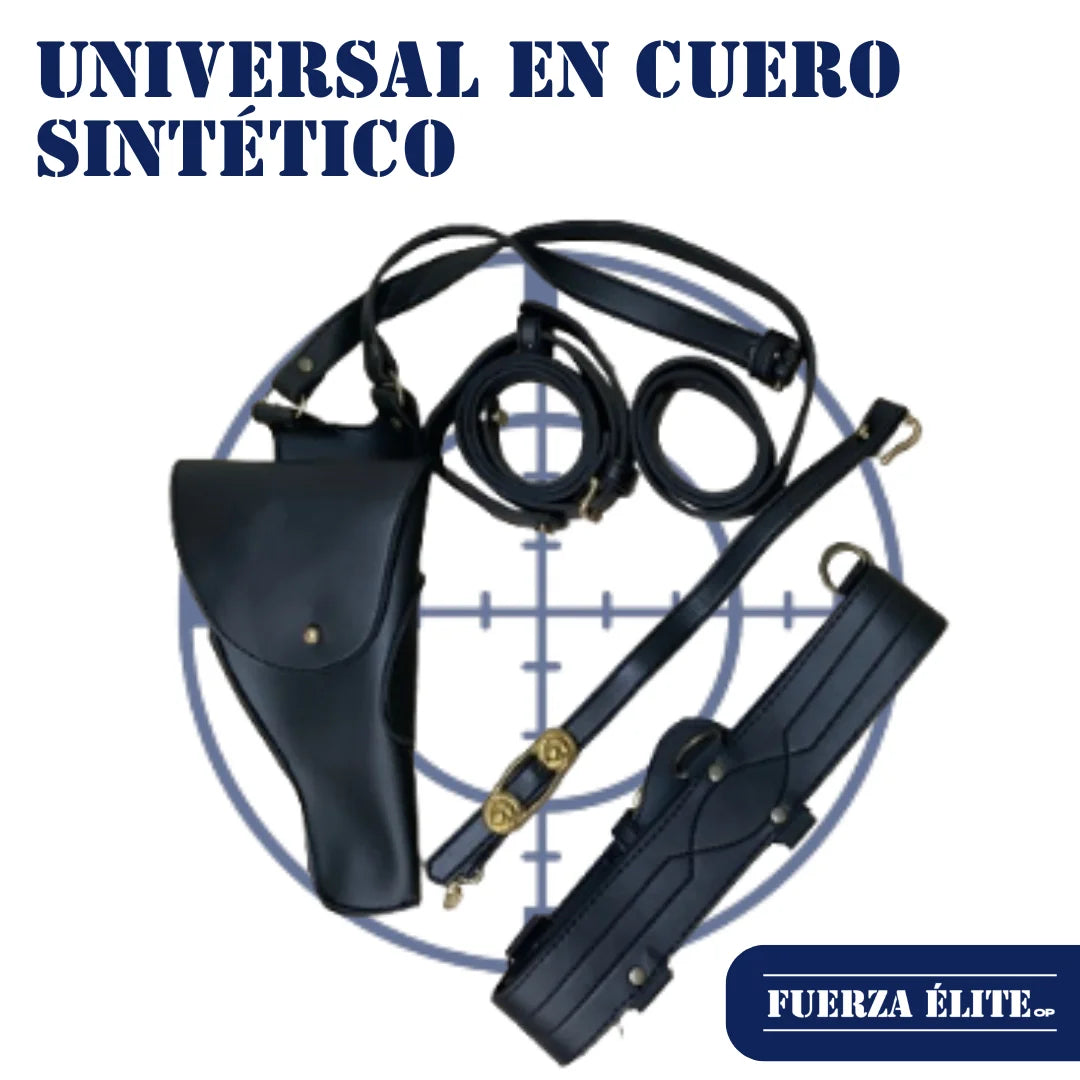 UNIVERSAL EN CUERO SINTETICO NEGRO