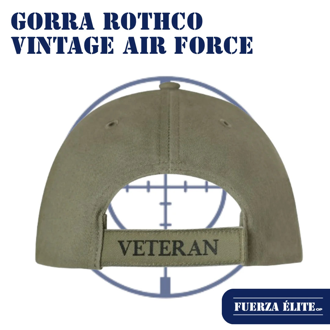GORRA ROTHCO VINTAGE LOW PROFILE CAP-AIR FORCE VETERAN 3511